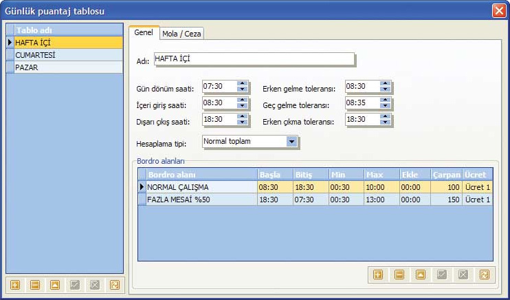 Perkotek Personel Takip Programı