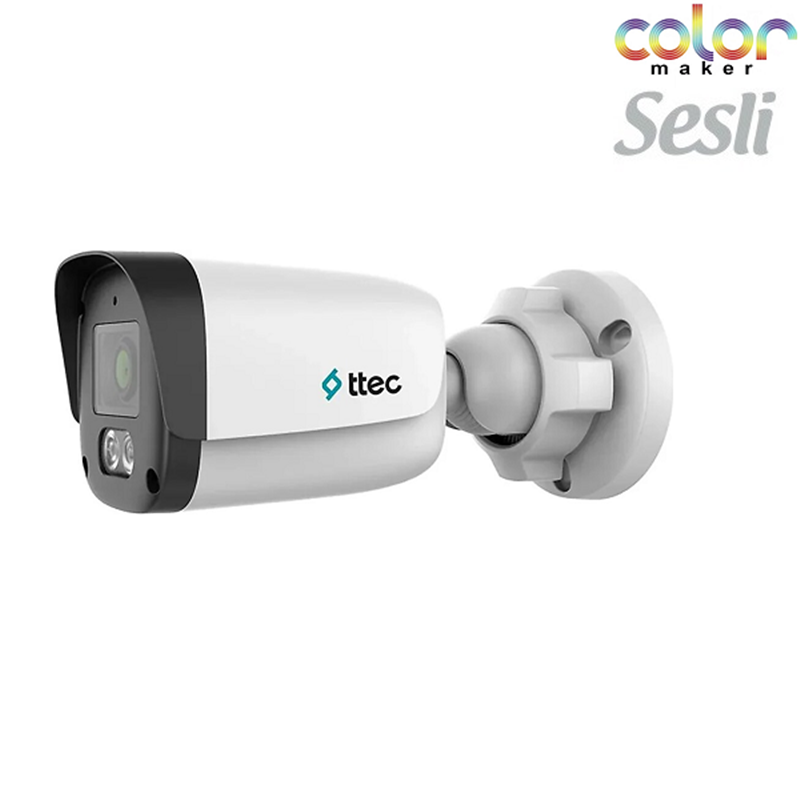 TTEC IPBP-2330M-M/SL 2 MP DAHİLİ SESLİ GECE RENKLİ 2.8 MM LENSLİ IP BULLET KAMERA SD KART DESTEKLİ H.265+ 30 MT GECE GÖRÜŞ