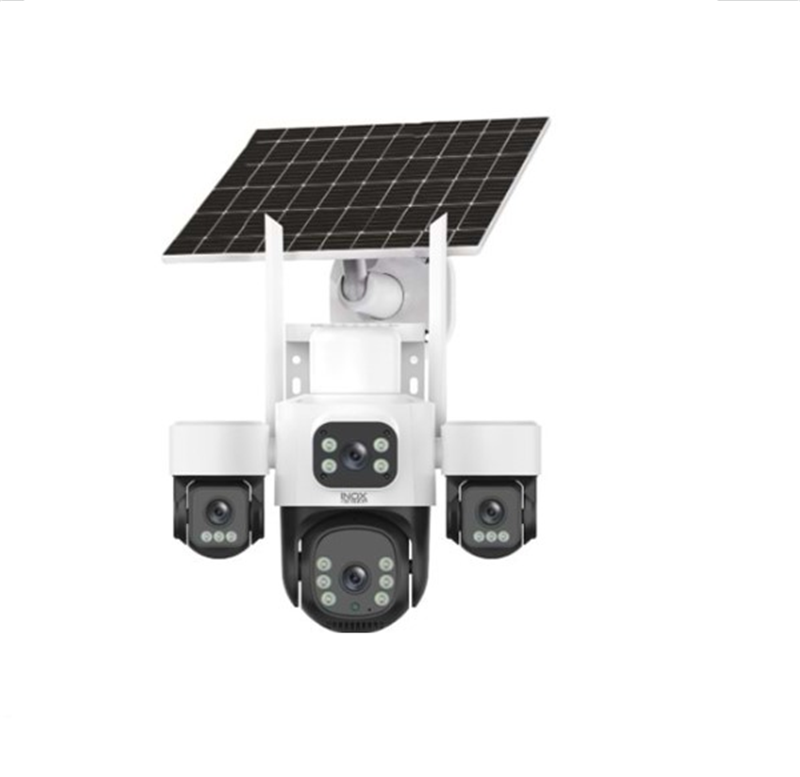 INOX-X14 4G SİMKARTLI SOLAR PANELLİ 4+3MP GECE RENKLİ ÇİFT YÖNLÜ SESLİ IP KAMERA 24 SAAT KAYIT E-SİM KARTLI