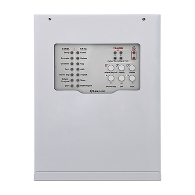 TEKNİM TFP-3122 2 BÖLGELİ KONVANSİYONEL YANGIN ALARM PANELİ