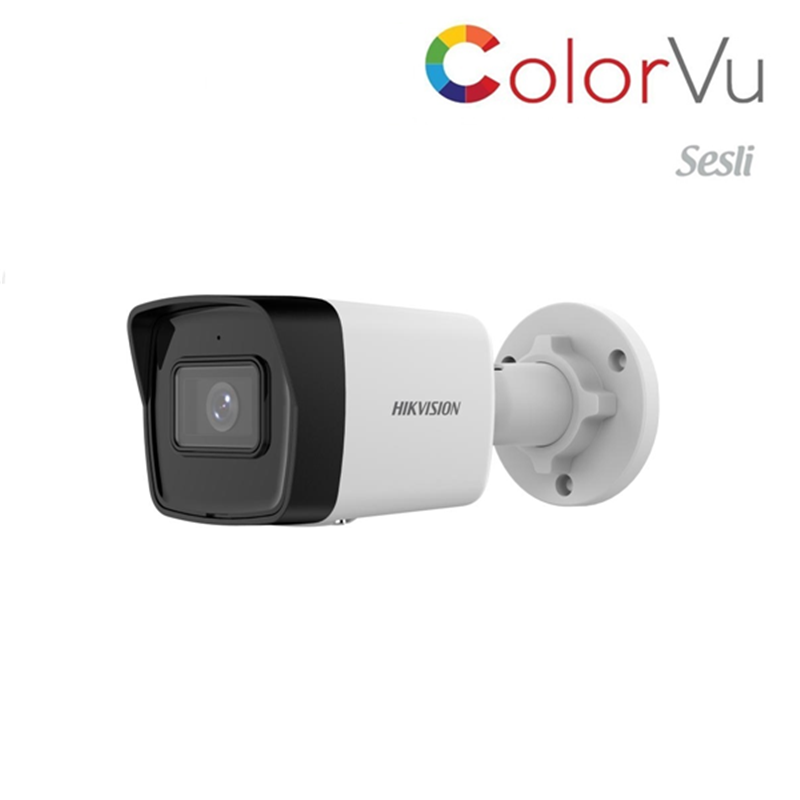 HİKVİSİON DS-2CD1023G2-LIUF 2 MP DAHİLİ SESLİ COLORVU IP BULLET KAMERA H.265+ 2.8 MM LENS